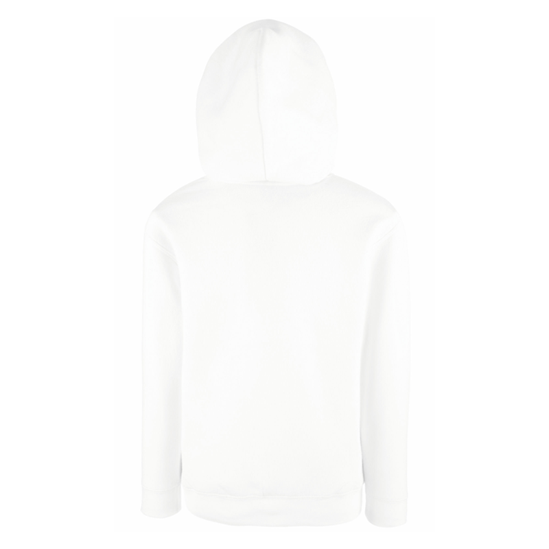 Kids Hooded Sweat, Hvid
