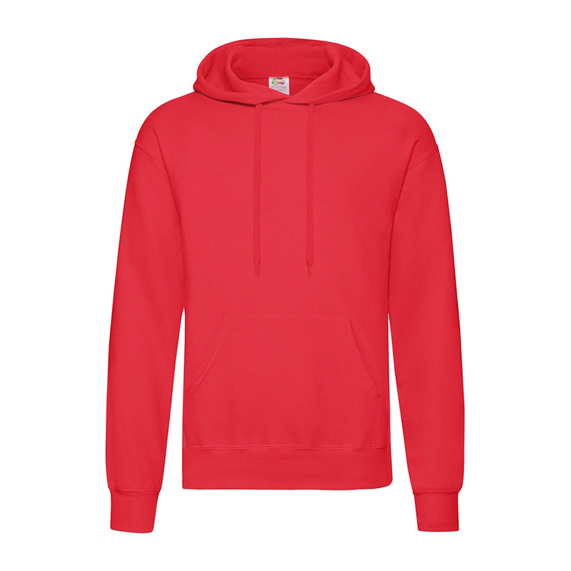 Classic Hooded Sweat, Rød