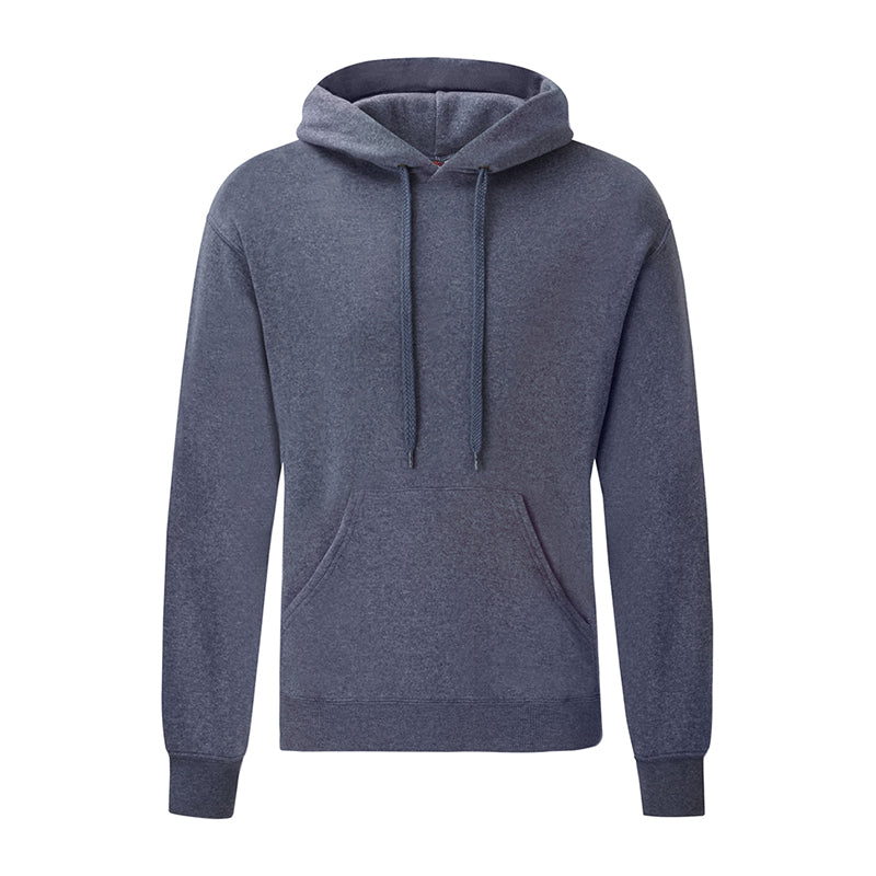 Classic Hooded Sweat, Navy meleret