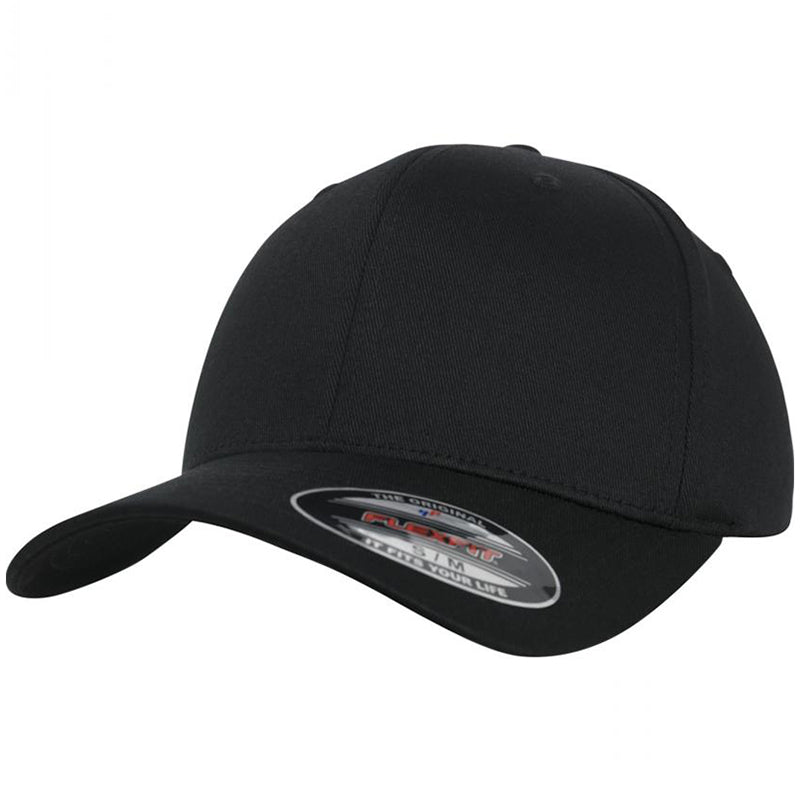 Flexfit organic cotton cap Youth, Sort