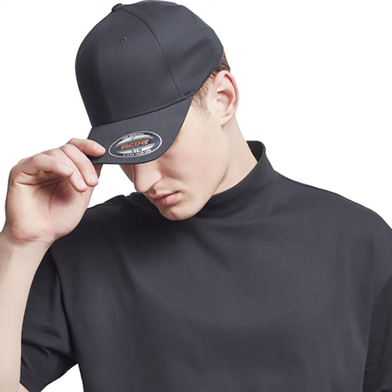 Flexfit organic cotton cap, Blå