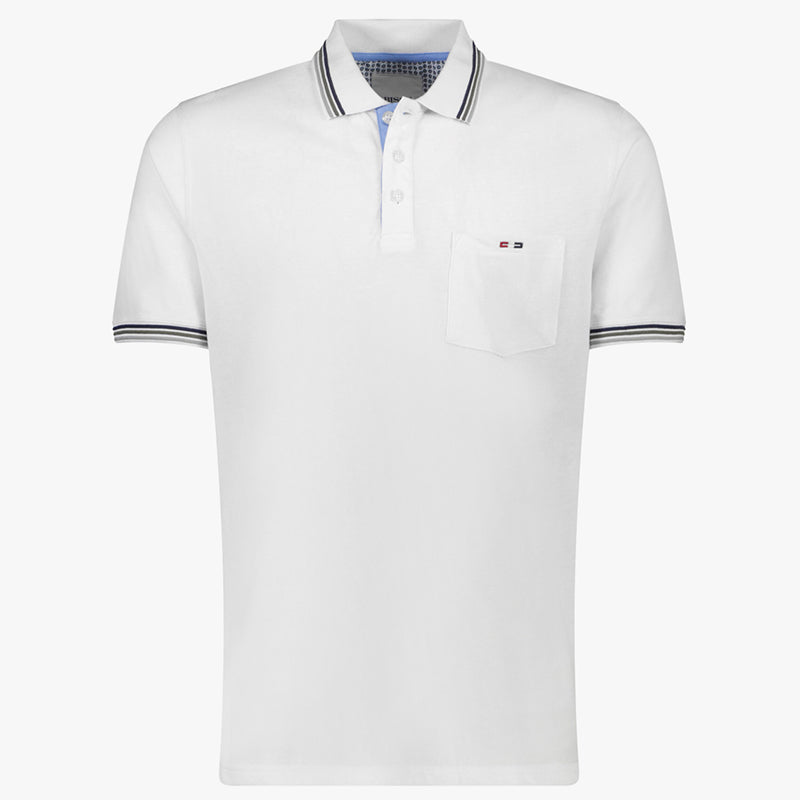 Poloshirt Comfort Fit, Hvid