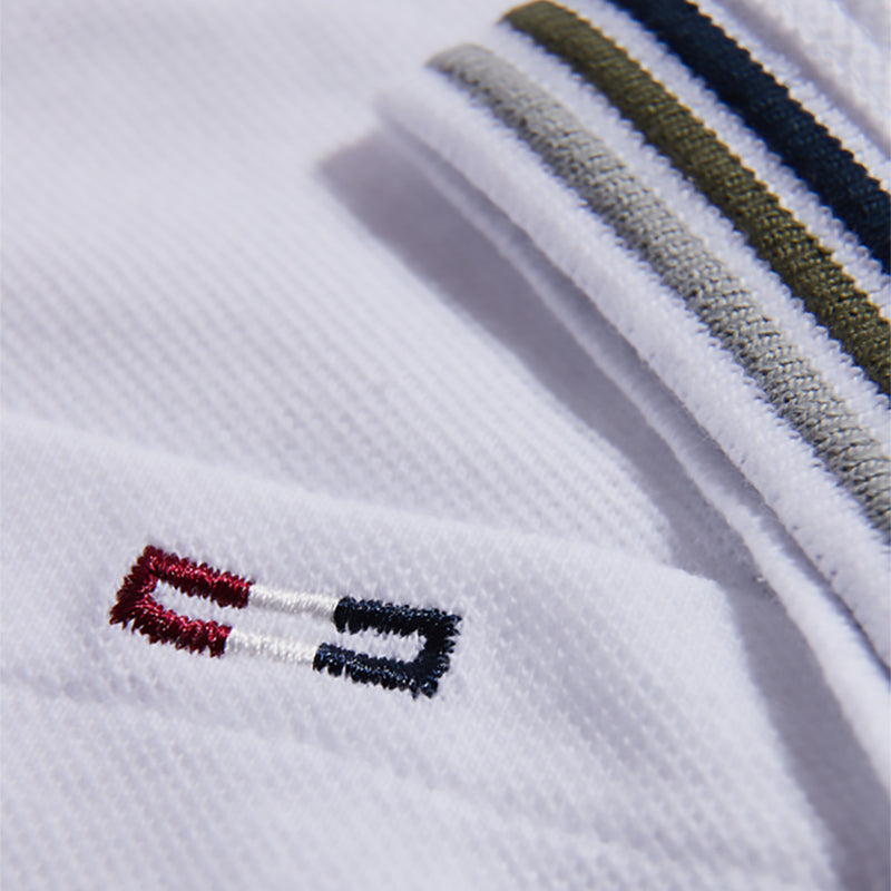 Poloshirt Comfort Fit, Hvid