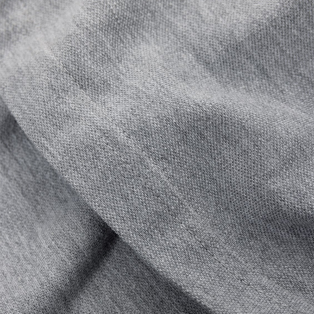 Acode Heavy poloshirt, Gråmeleret