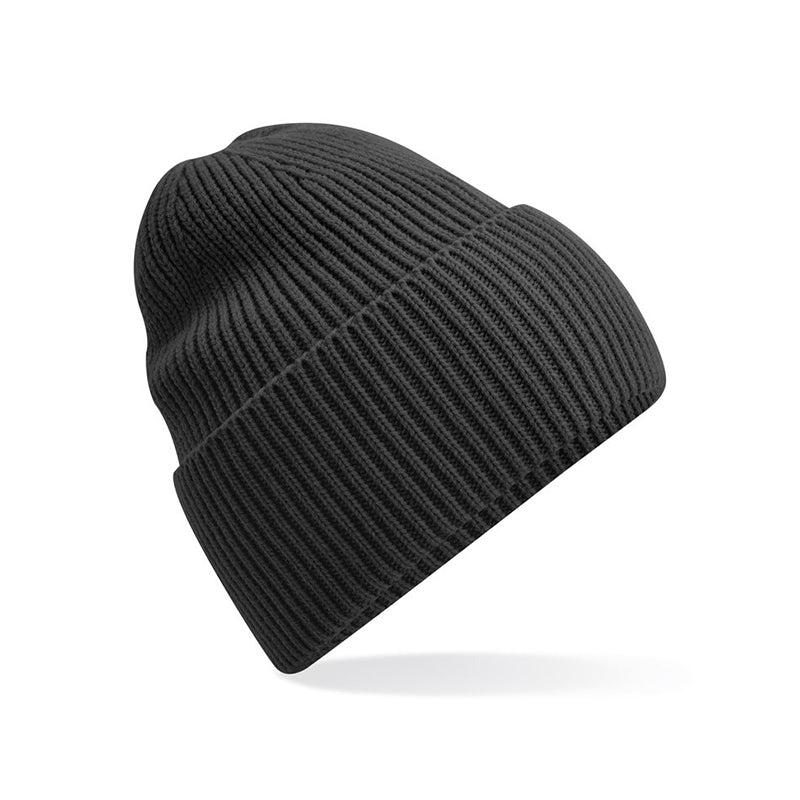 Oversized Cuffed Beanie, Mørk grå