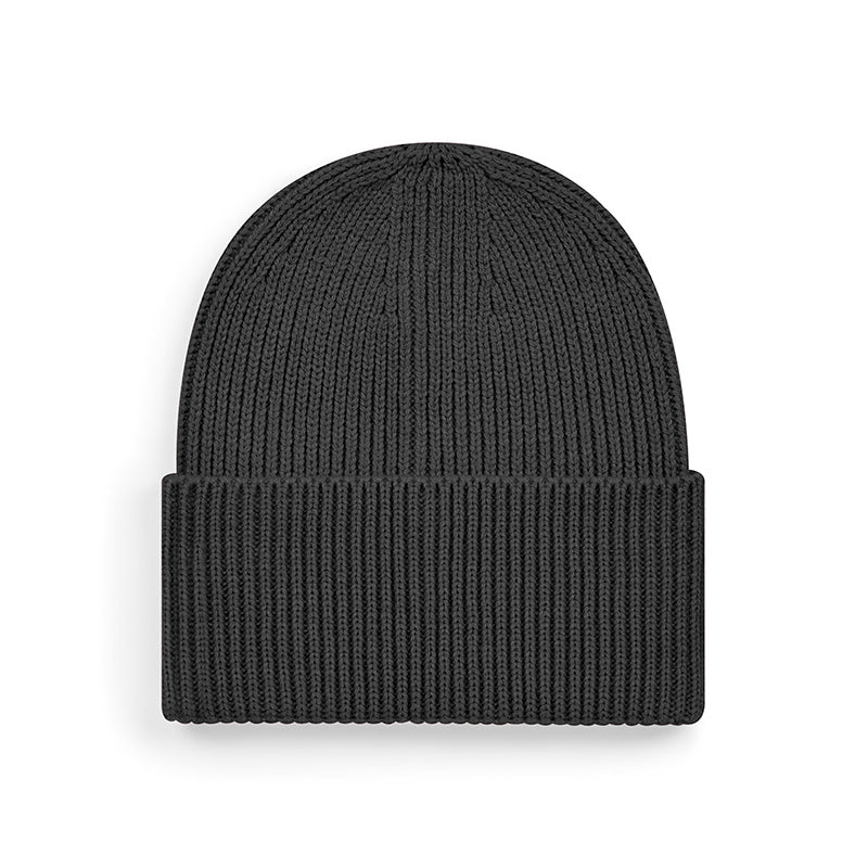 Oversized Cuffed Beanie, Mørk grå