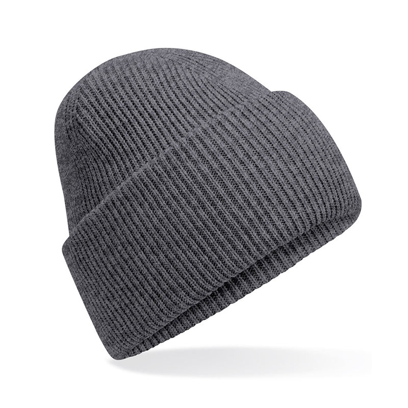 Classic Engineered Deep Cuffed Beanie, Mørkegrå