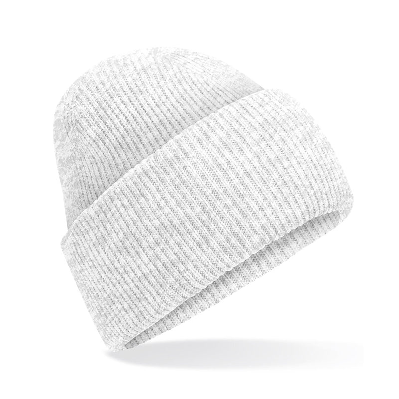 Classic Engineered Deep Cuffed Beanie, Lys gråmeleret