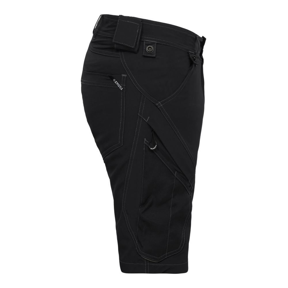 X-treme Strækbare Arbejdsshorts, Sort