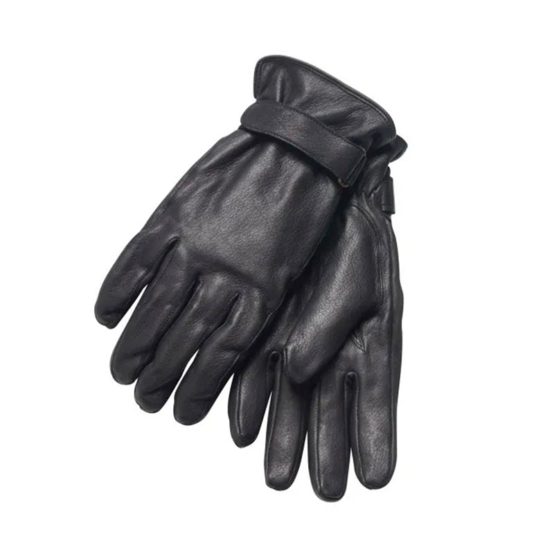 Hjorteskinds handsker, Sort