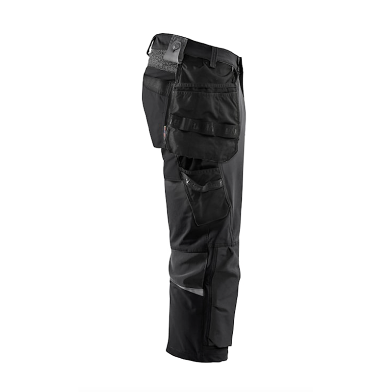 Håndværkerknickers 4-vejs stretch, Sort