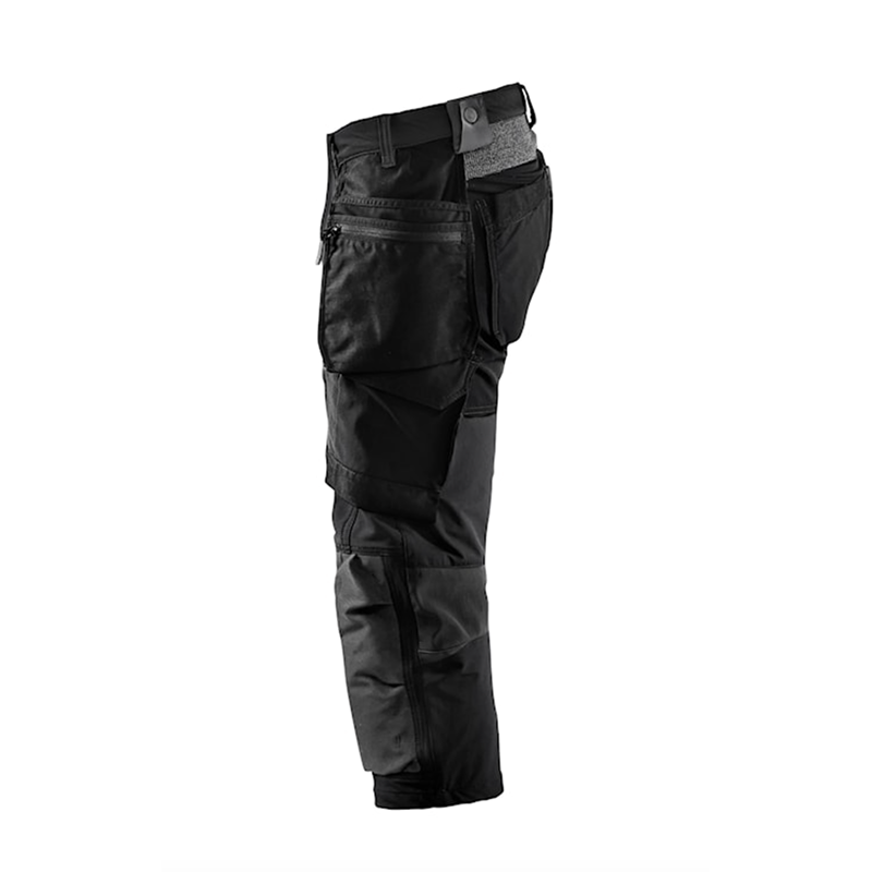 Håndværkerknickers 4-vejs stretch, Sort