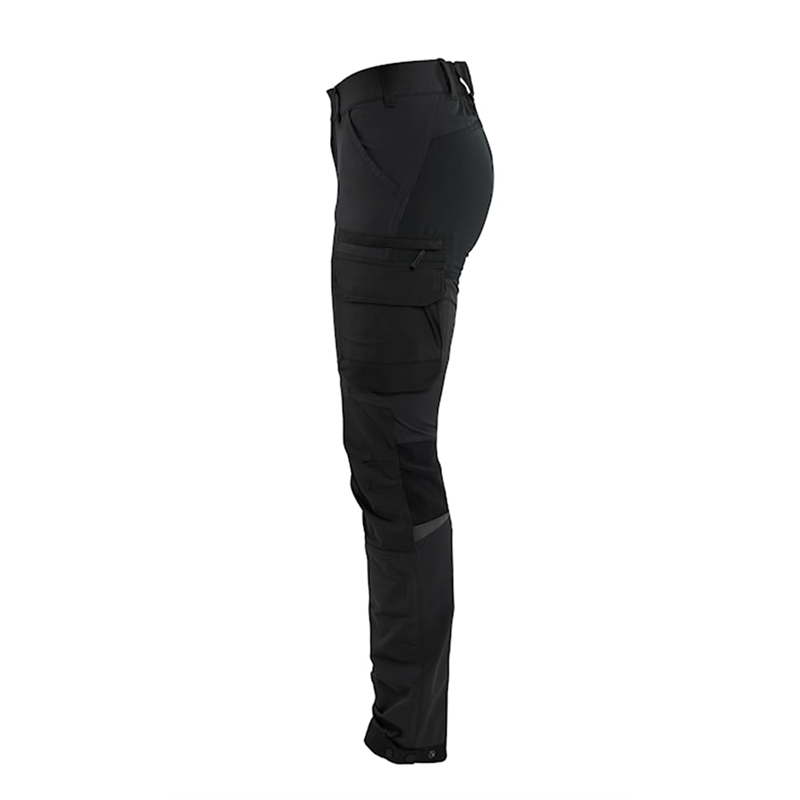 Dame servicebukser 4-vejs stretch, sort