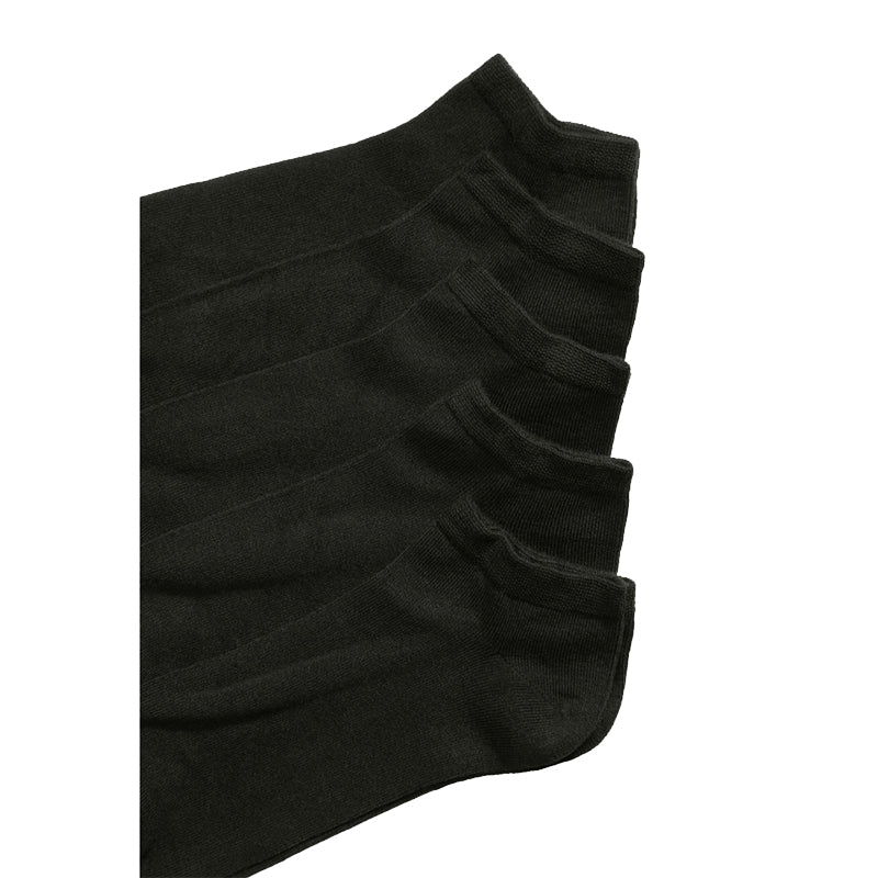 Ankelstrømper 5-pack, Sort