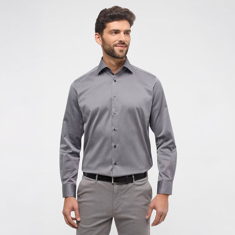 Cover Shirt, Modern Fit Grå