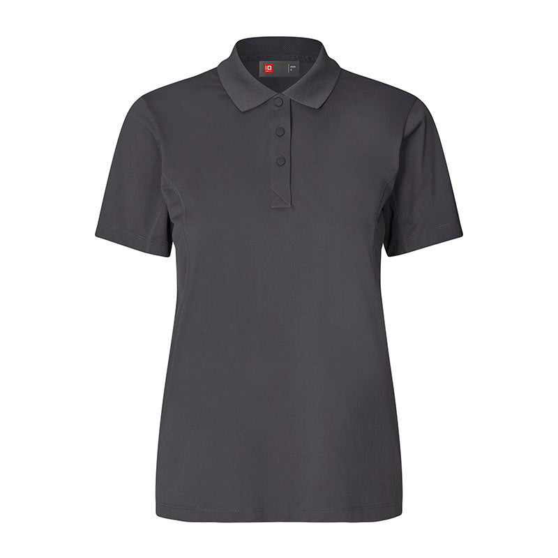 Active Poloshirt Dame, Koksgrå