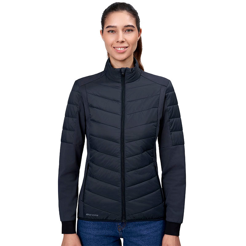 Hybrid Jakke Dame, Sort