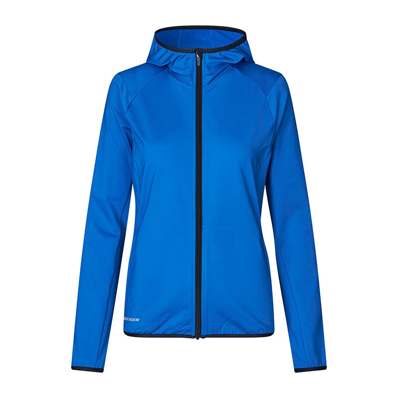 Stretch Hoodie Dame, Kongeblå