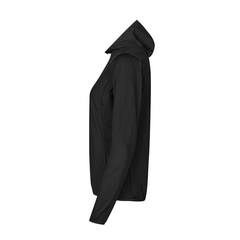 Stretch Hoodie Dame, Sort