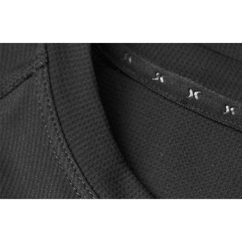 Langærmet active t-shirt, Sort
