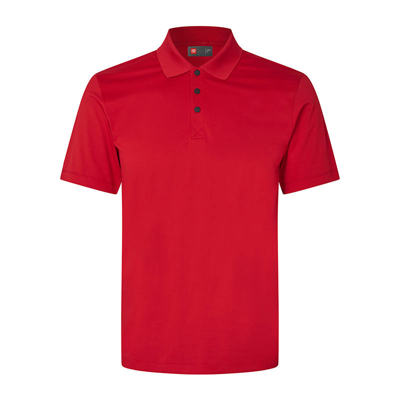 Active Poloshirt Herre, Rød