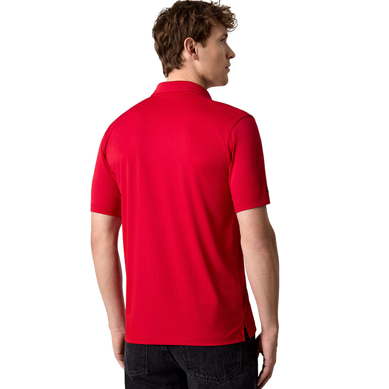 Active Poloshirt Herre, Rød