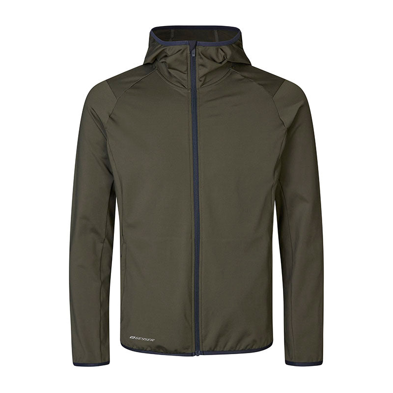 Stretch Hoodie, Oliven