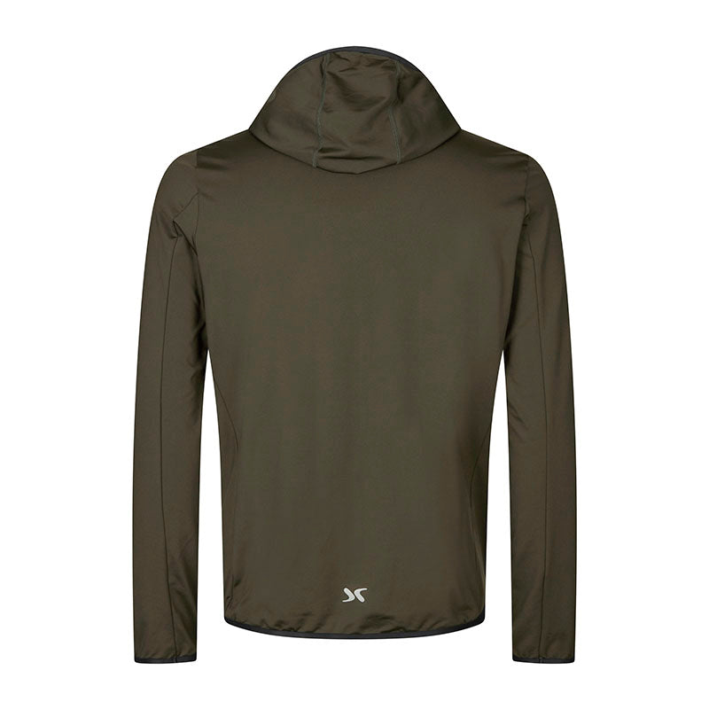 Stretch Hoodie, Oliven