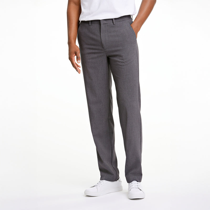 Klassiske bukser Relaxed Fit, Grå