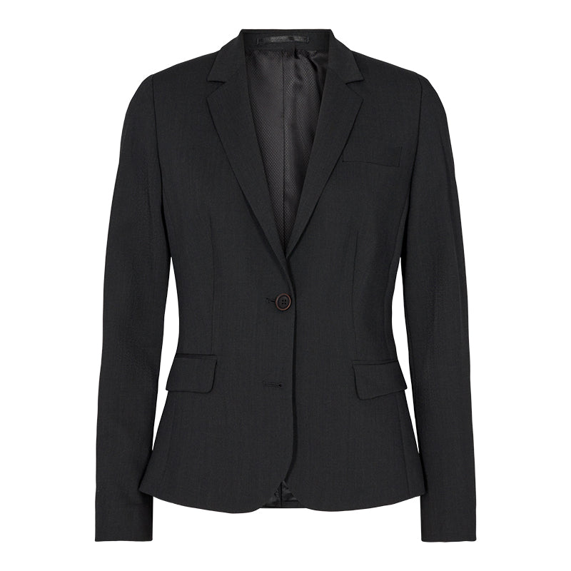 Traveller Dame Blazer Modern Fit, Kort model, Koksgrå
