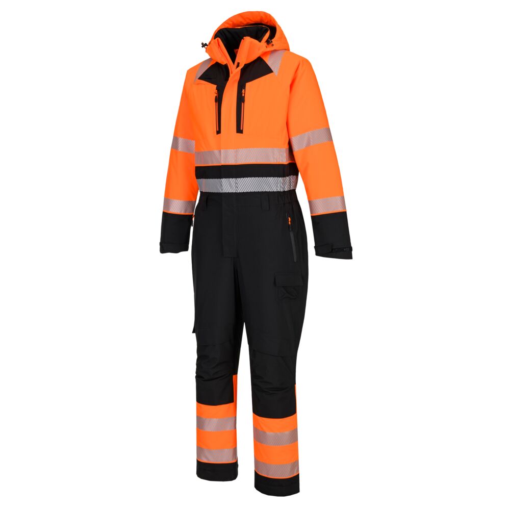 Hi-Vis Termodragt, Sort/Orange