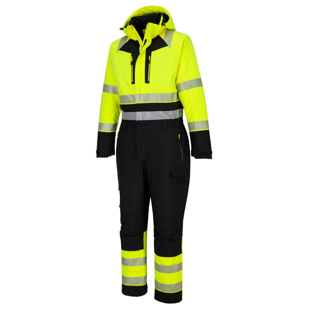 Hi-Vis Termodragt, Sort/Gul