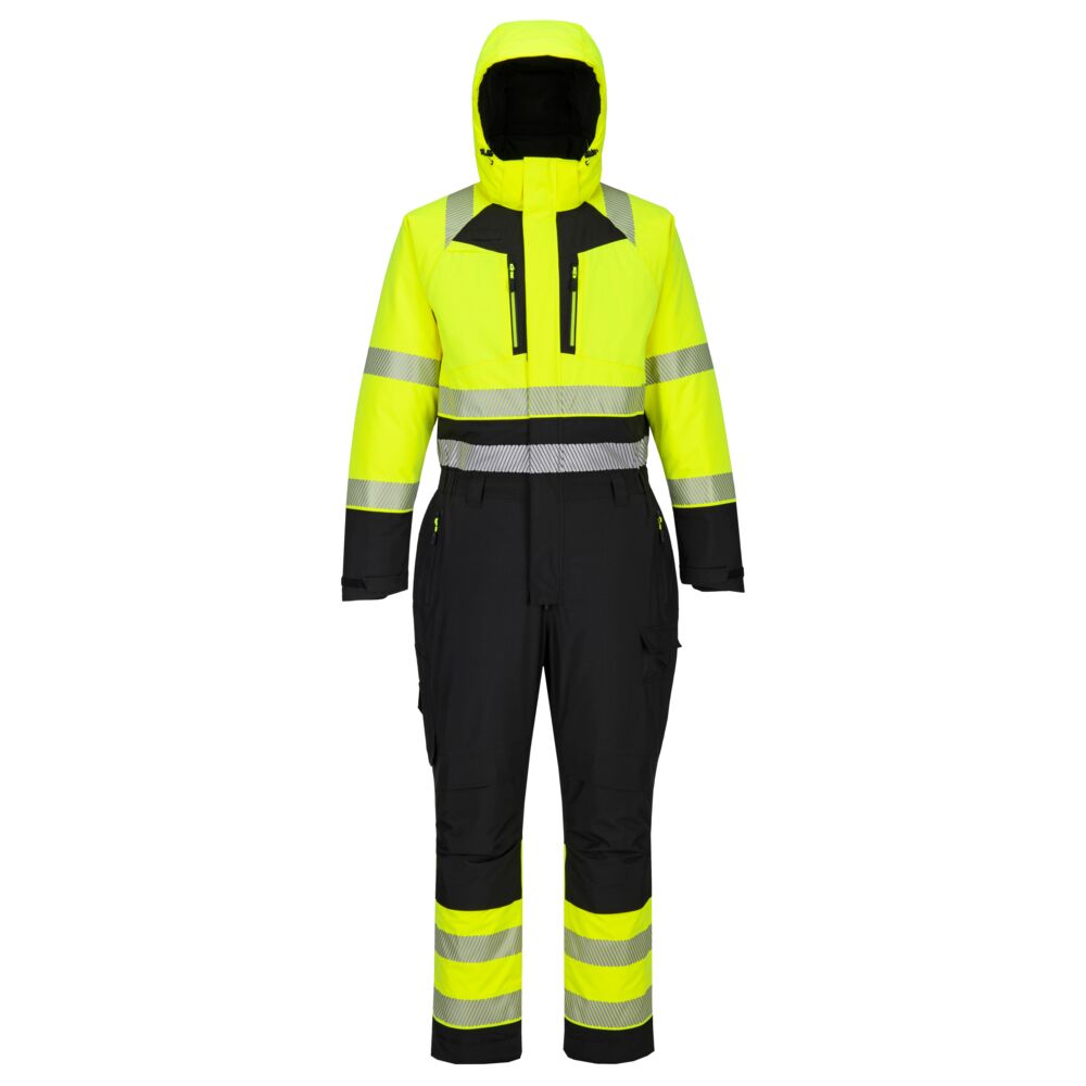 Hi-Vis Termodragt, Sort/Gul