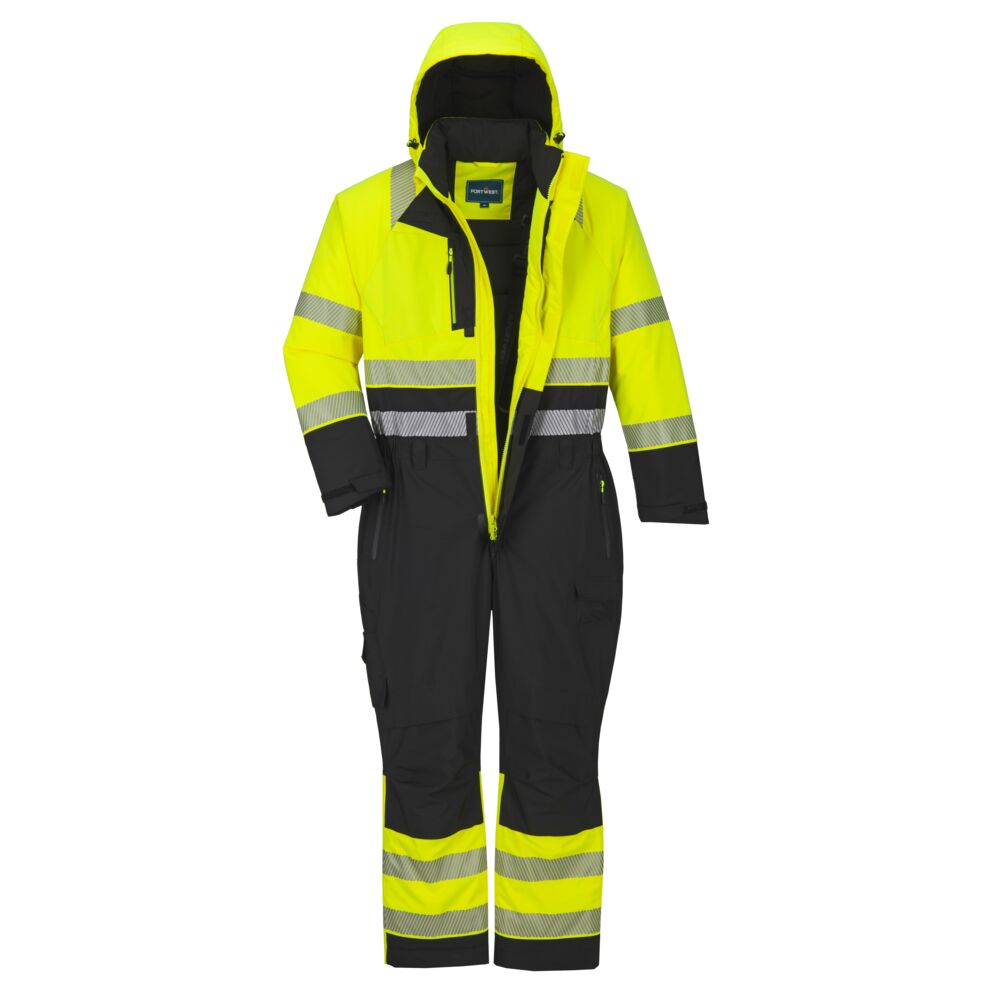 Hi-Vis Termodragt, Sort/Gul