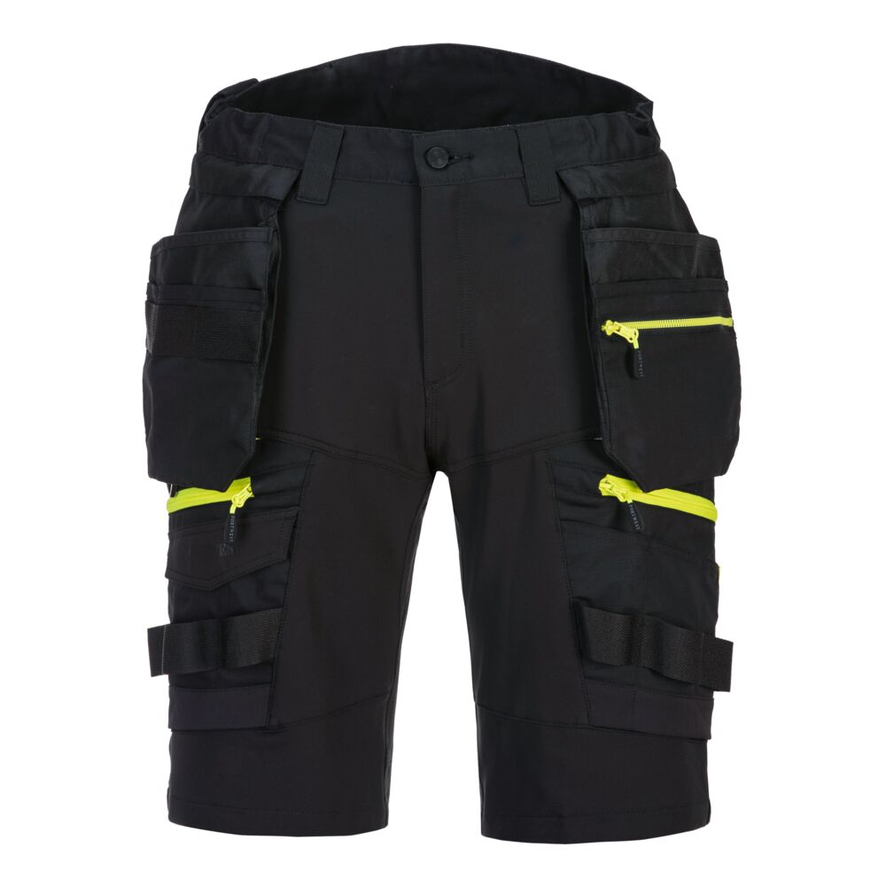 Shorts med aftagelige hængelommer, Sort