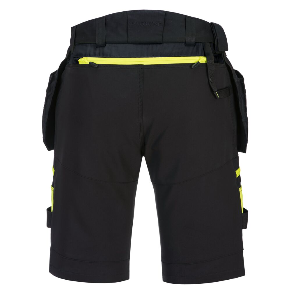 Shorts med aftagelige hængelommer, Sort