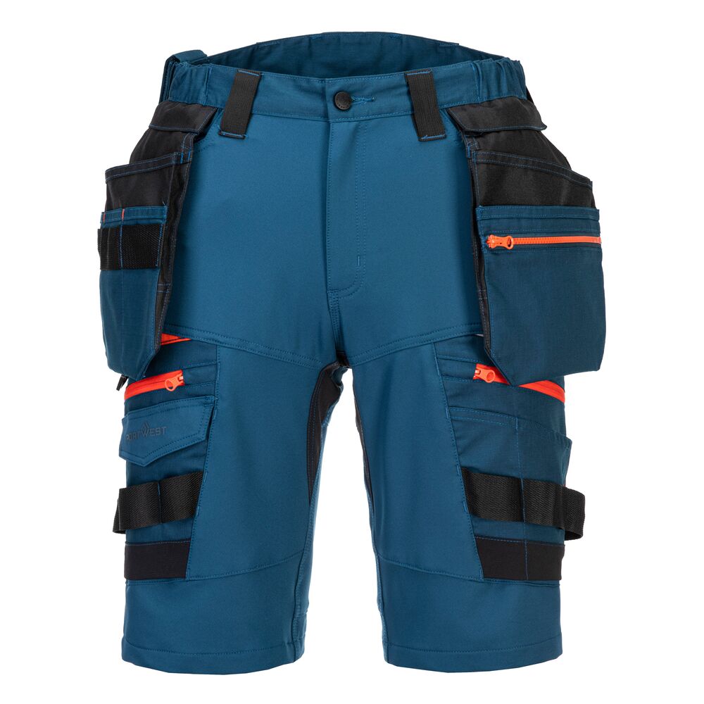 Shorts med aftagelige hængelommer, Blå