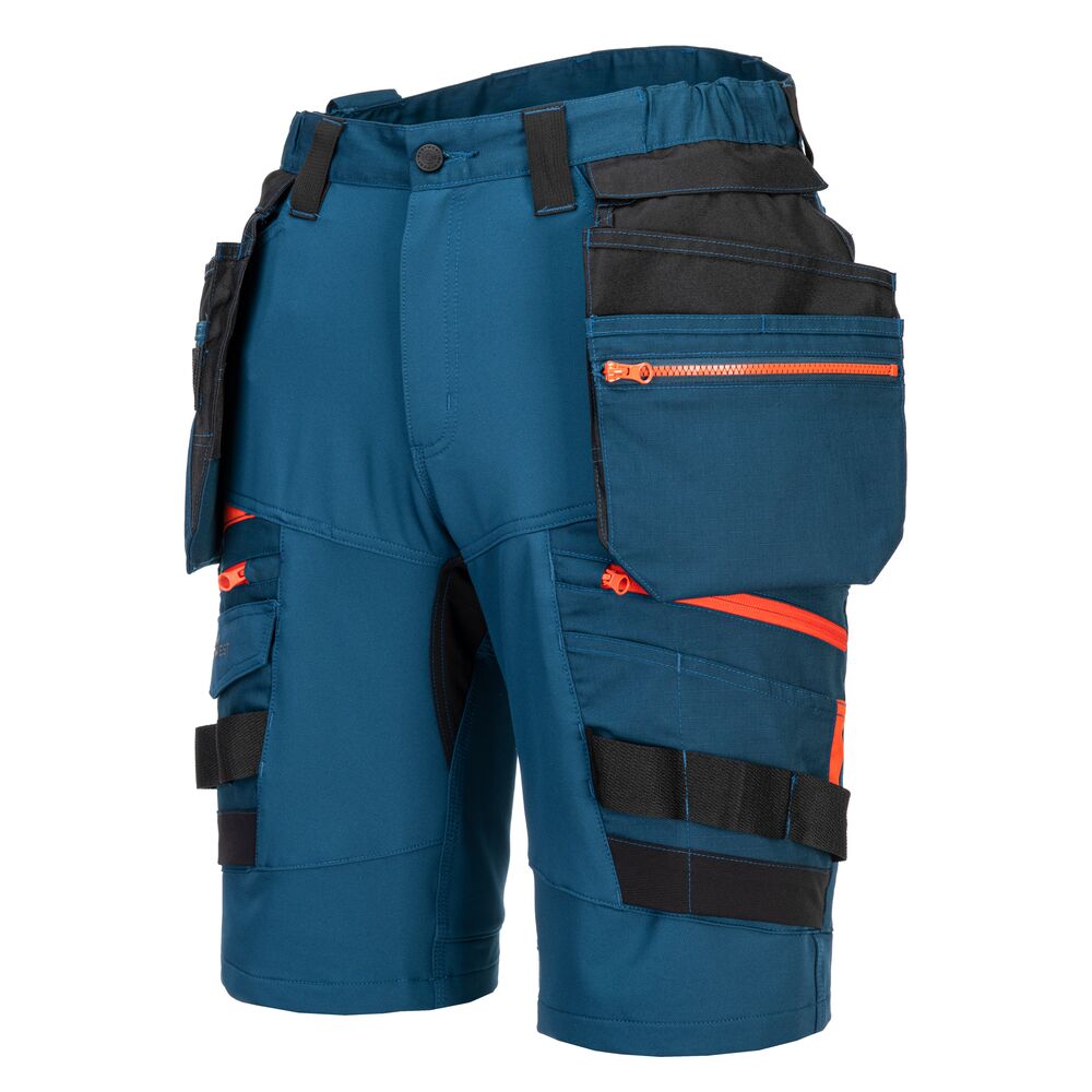 Shorts med aftagelige hængelommer, Blå