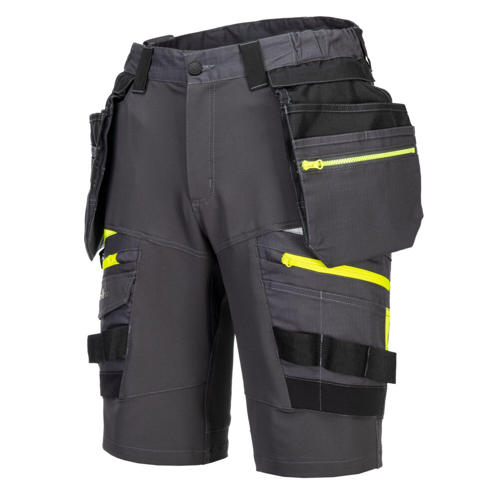 Shorts med aftagelige hængelommer, Grå