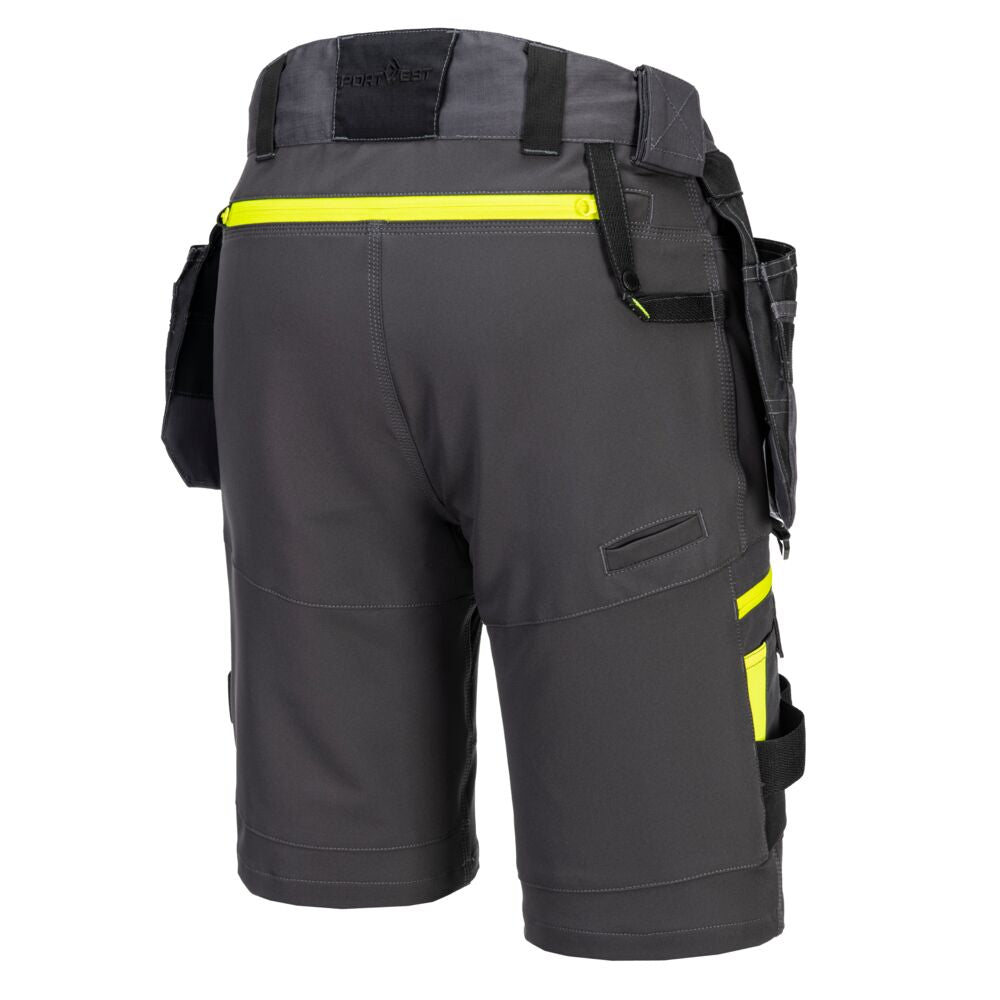 Shorts med aftagelige hængelommer, Grå