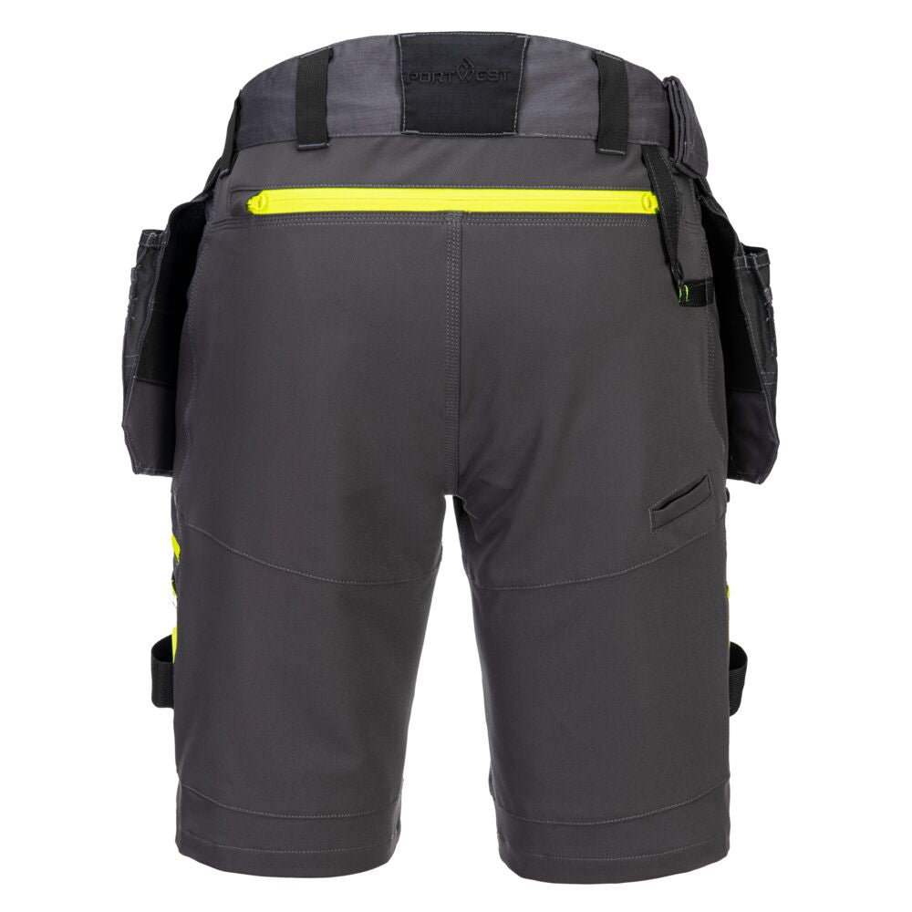 Shorts med aftagelige hængelommer, Grå