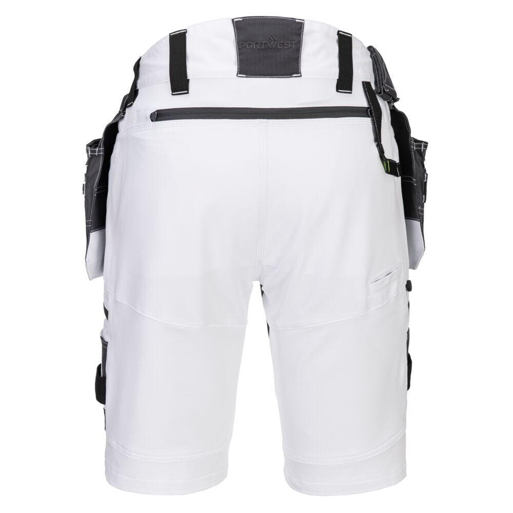 Shorts med aftagelige hængelommer, Hvid
