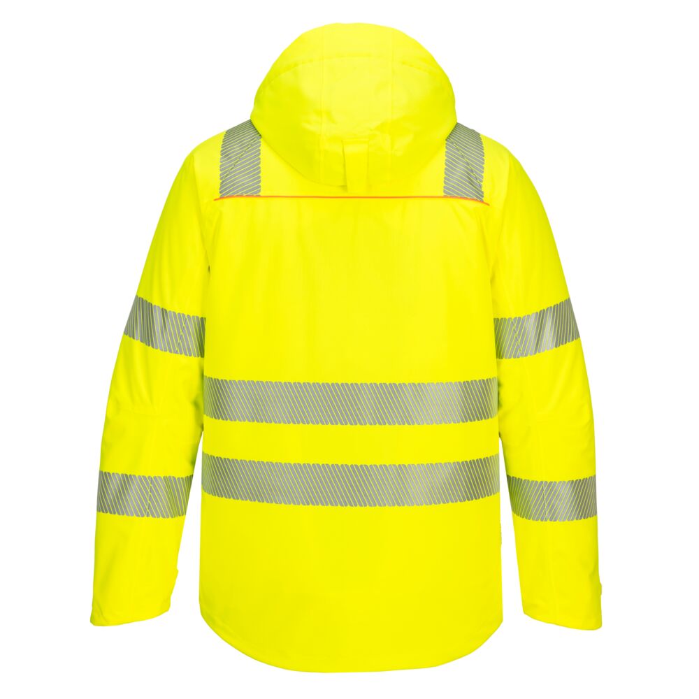 Hi-Vis Vinterjakke, Gul/Sort