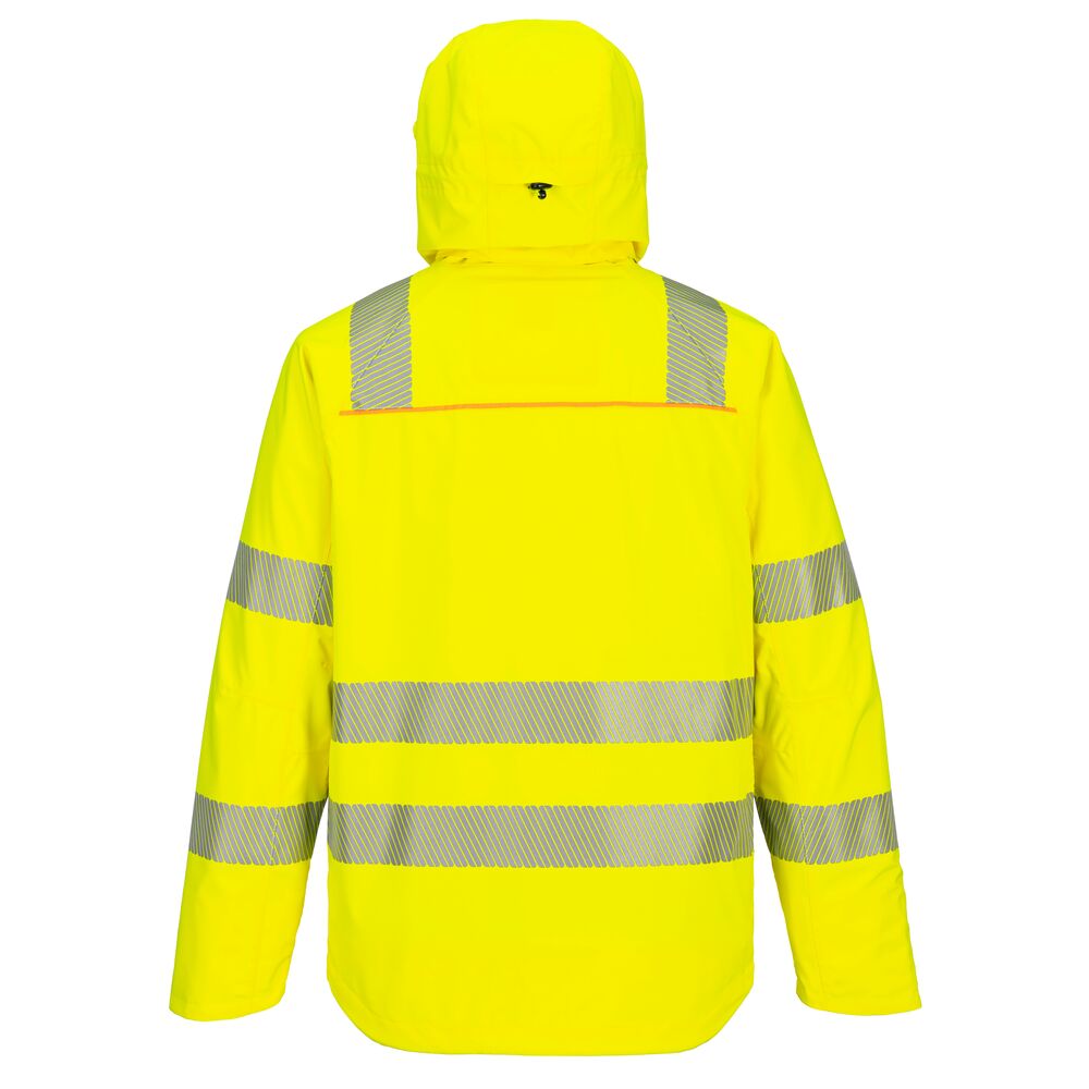 Hi-Vis Skaljakke, Gul/Sort