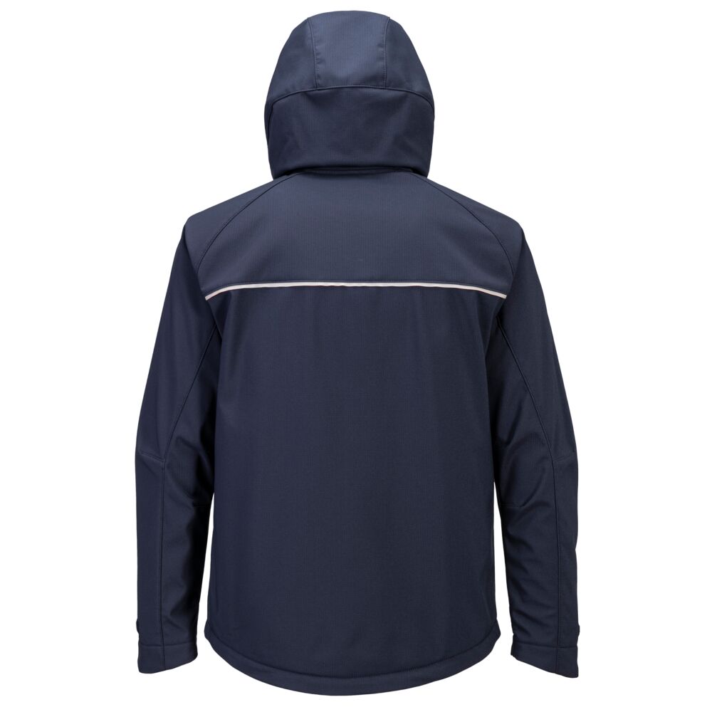 Softshell jakke (3lags), Navy/Orange