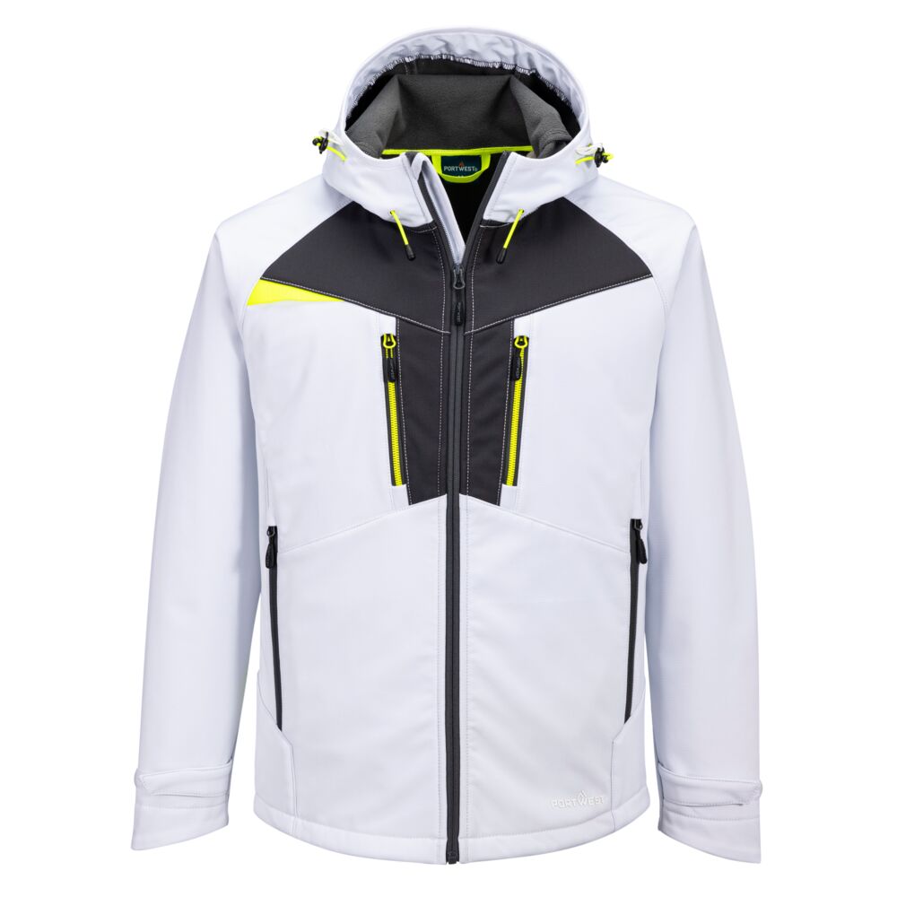 Softshell jakke (3lags), Hvid