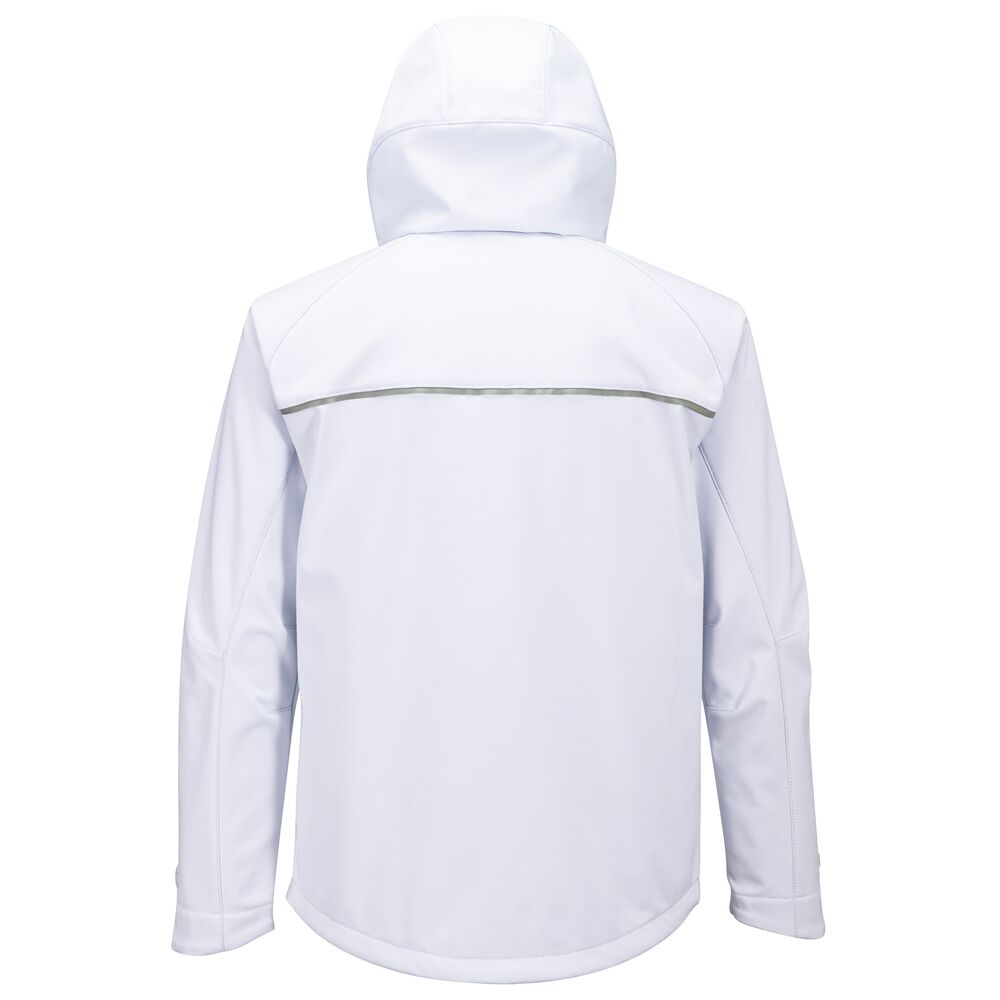 Softshell jakke (3lags), Hvid