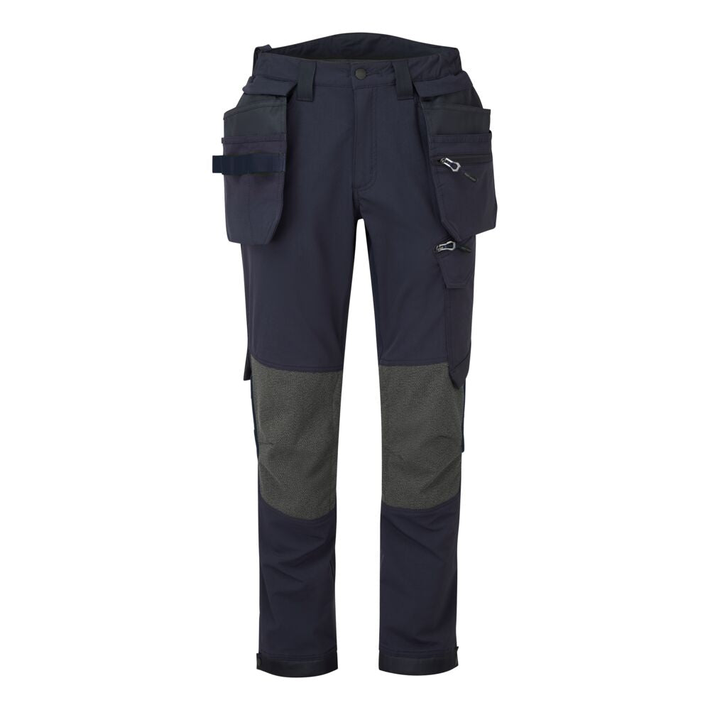 Stretch bukser med hængelommer, Navy