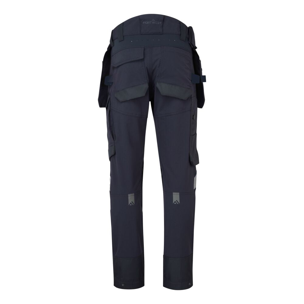 Stretch bukser med hængelommer, Navy