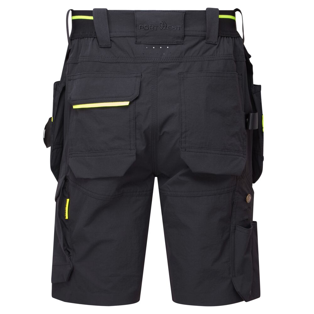 Letvægts shorts med hængelommer, Sort